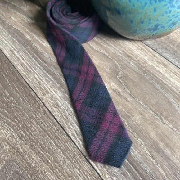 Men’s Skinny Cotton Necktie - Picture 3 of 4